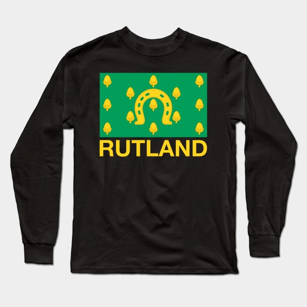 Rutland County Flag - England Long Sleeve T-Shirt by CityNoir